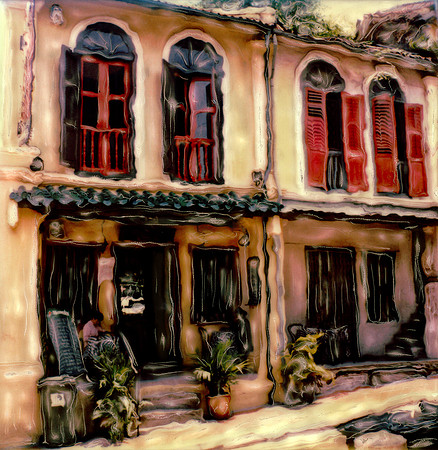SX-70 Gel Manipulation - Singapore China Town