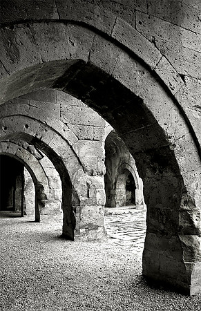 Camel Stalls in Caravansary
