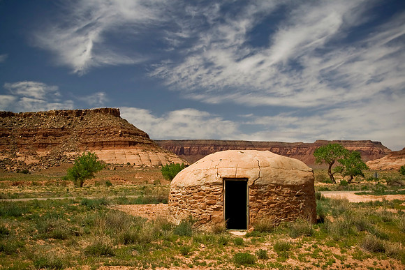 Stone Hogan, New Mexico